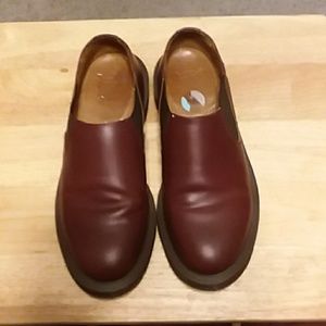 Women's  Dr Martens oxblood shoes size 7.